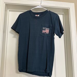 Harley-Davidson Men's Navy Tee with Pocket Logo